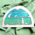 Wooden Gardening Silhouette - Waldorf Window