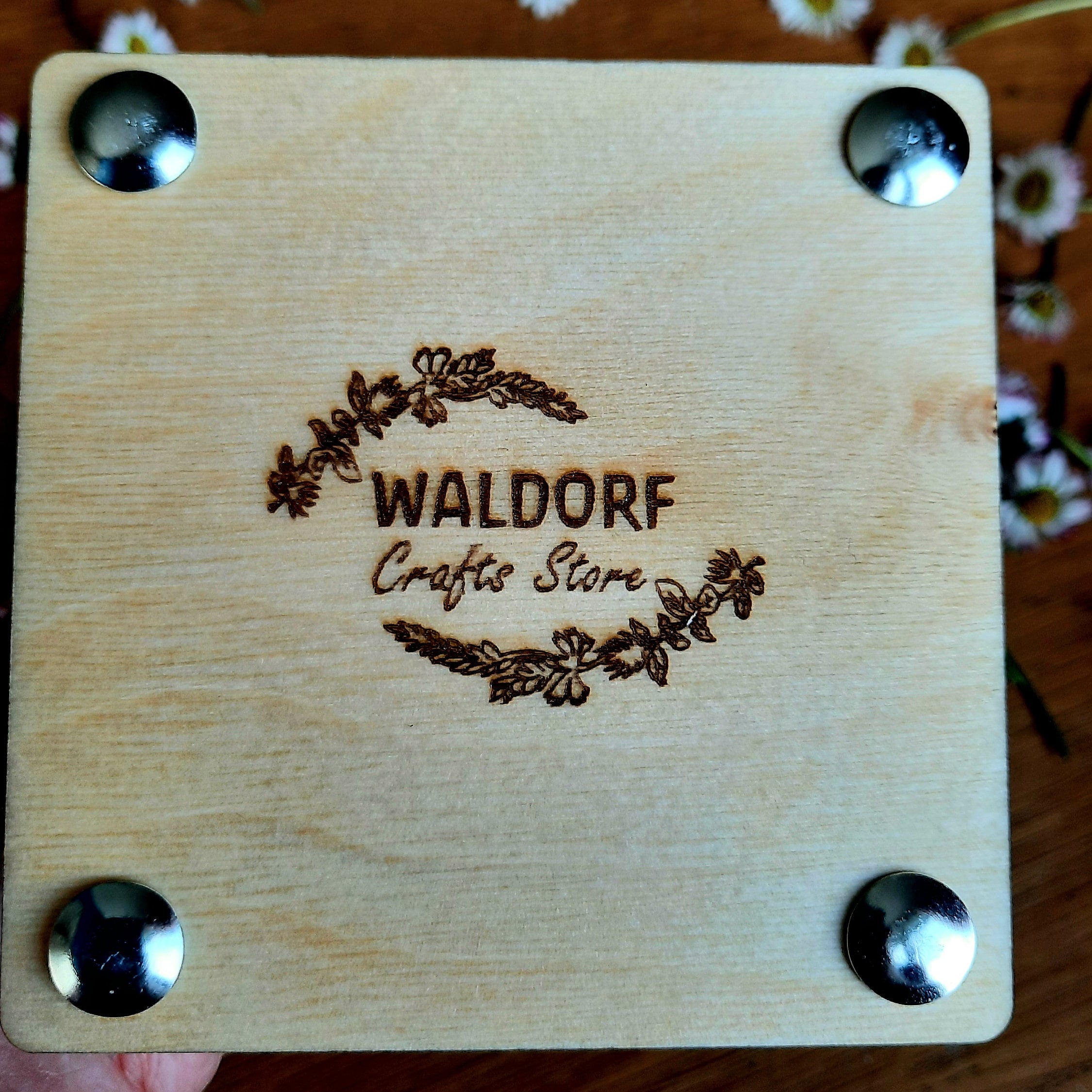 Pocket Flower Press - personalised (optional)