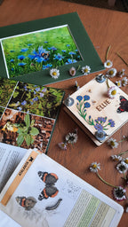Pocket Flower Press - personalised (optional)