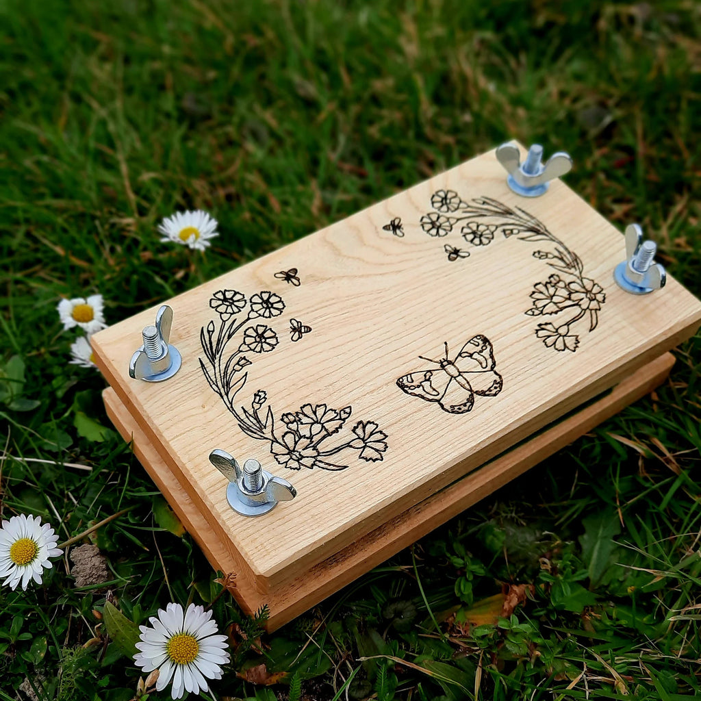 Flower Press - personalised (optional)