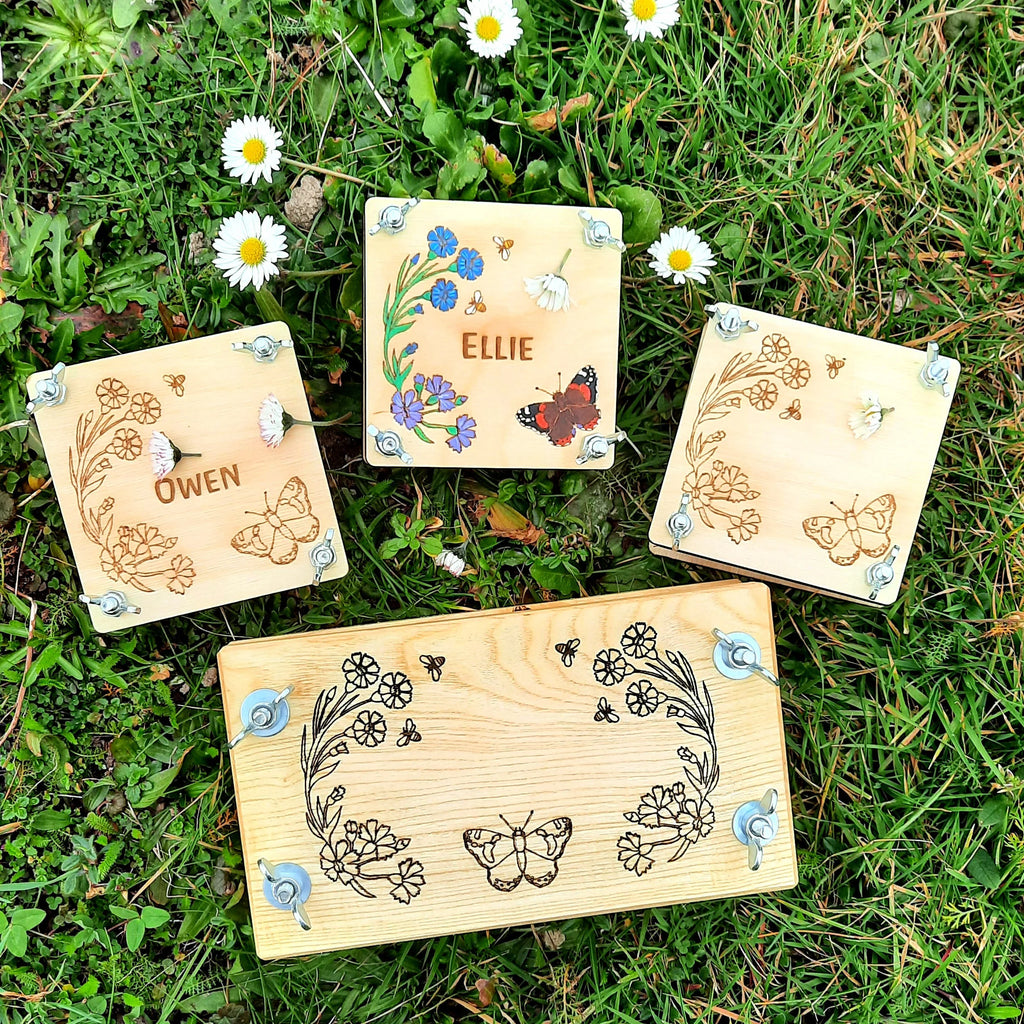 Flower Press - personalised (optional)