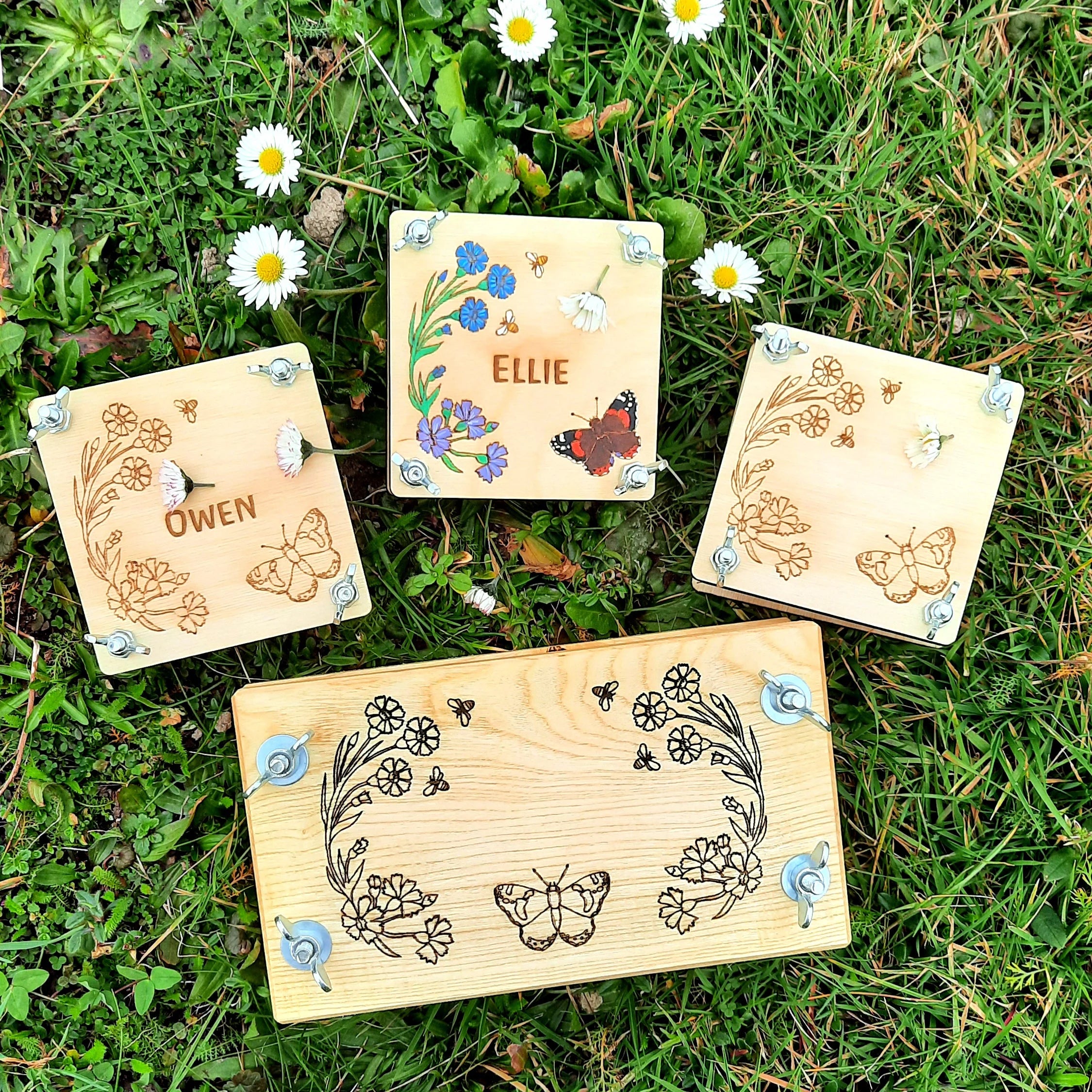 Flower Press - personalised (optional)