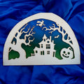 Wooden Halloween Silhouette - Waldorf Window