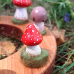 Fly Agaric Fungi small Celebration Ring Ornament