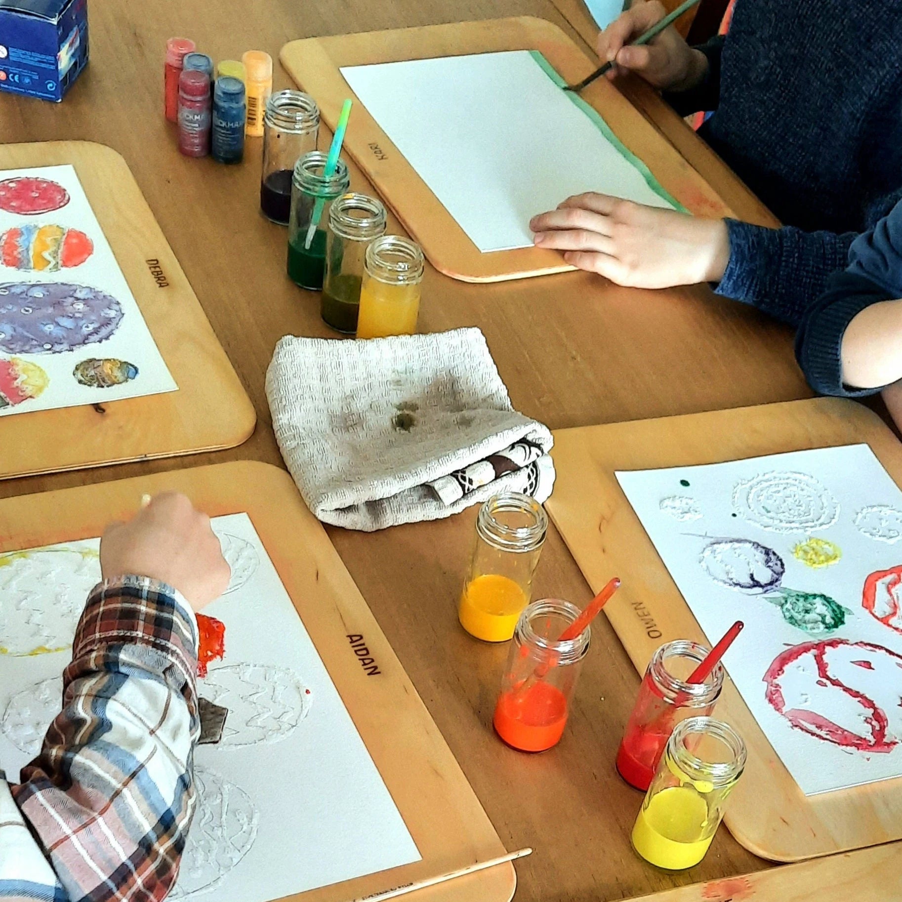 Waldorf Watercolour Painting and drawing boards