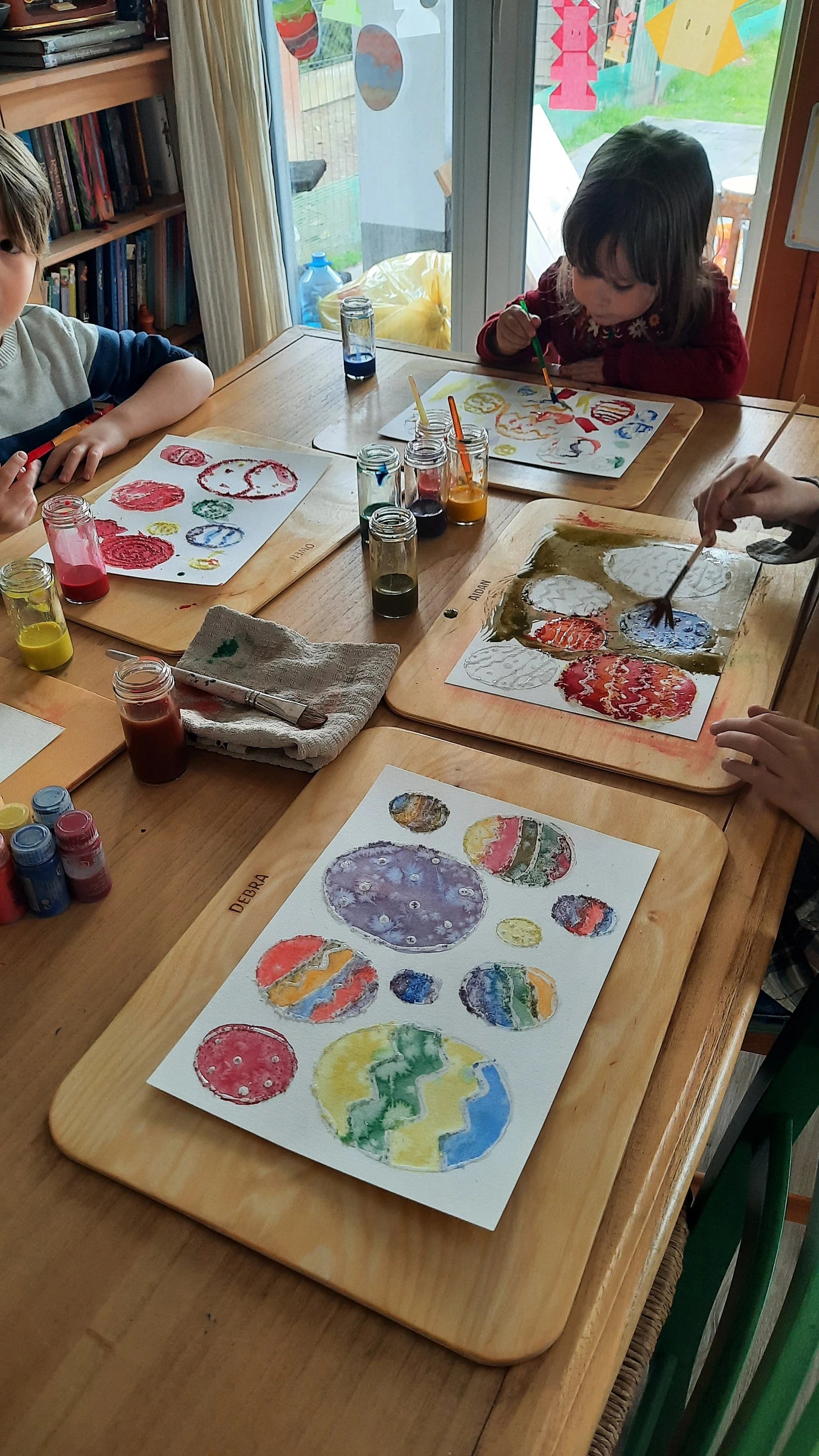 Waldorf Watercolour Painting and drawing boards
