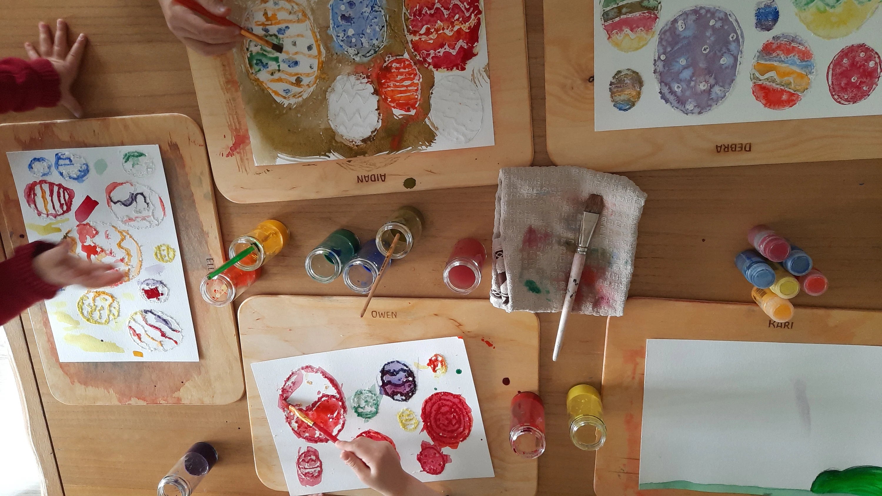 Waldorf Watercolour Painting and drawing boards