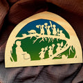 Wooden Root Children Silhouette - Waldorf Window