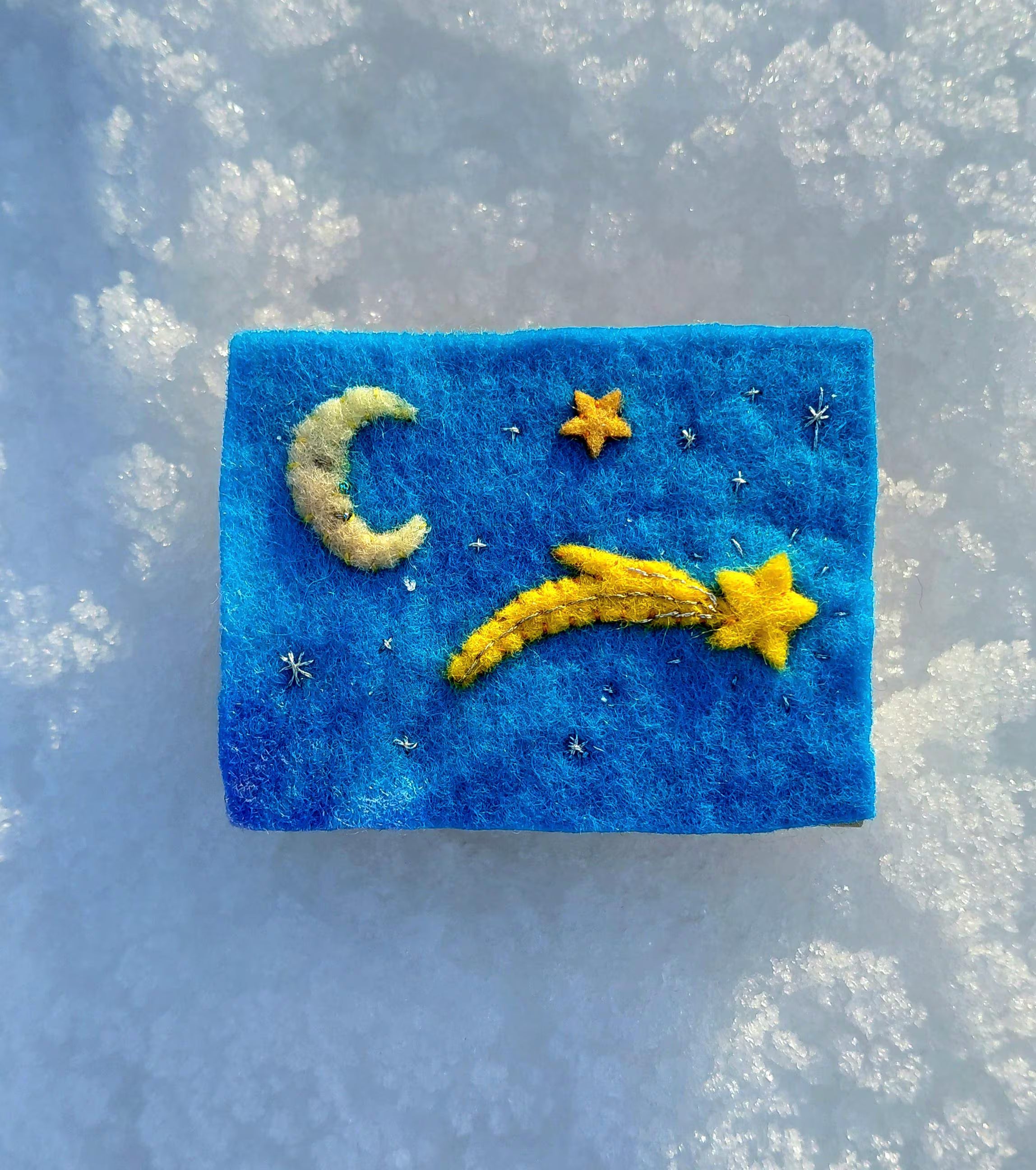 Winter Woolfelt Matchboxes