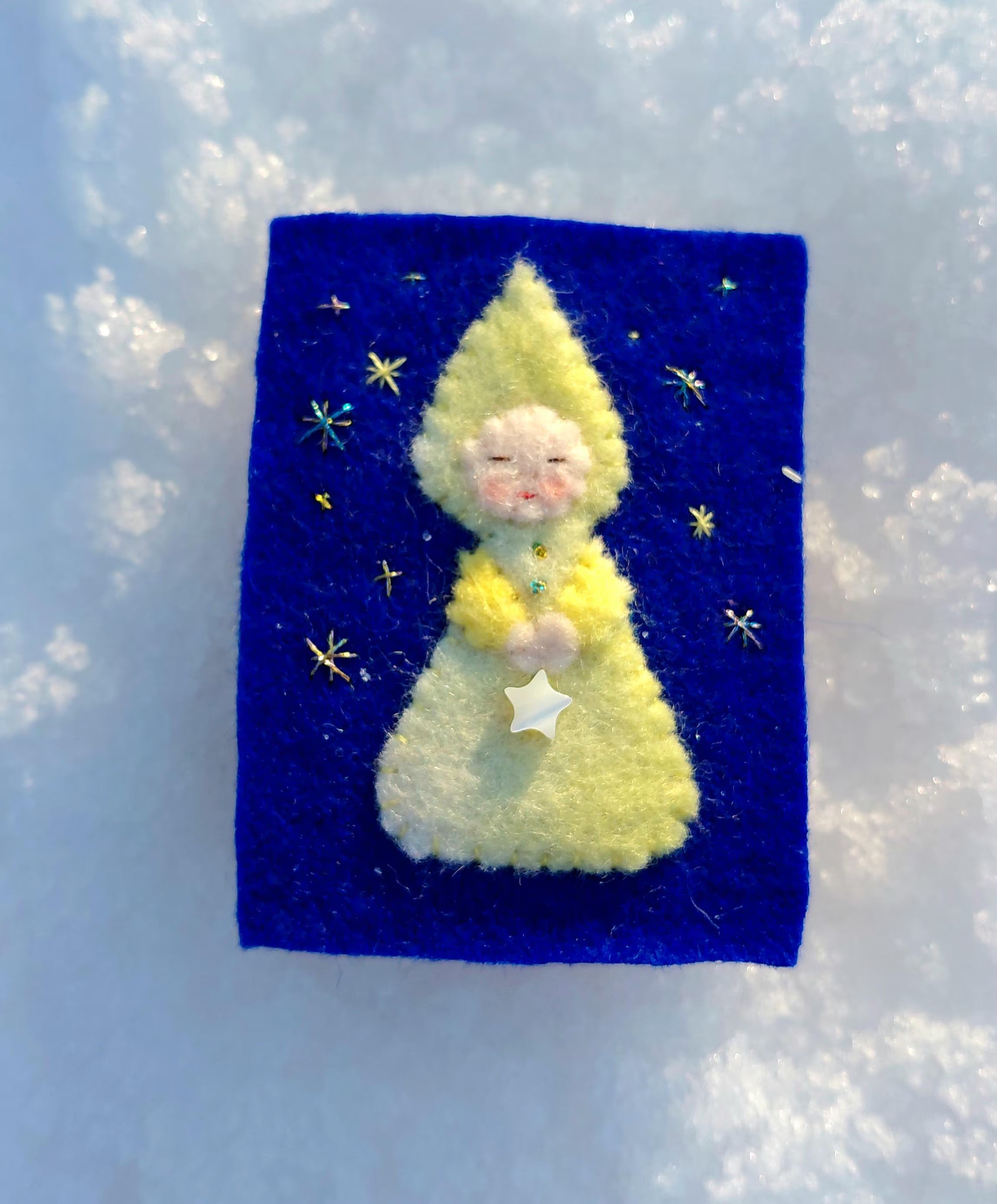 Winter Woolfelt Matchboxes