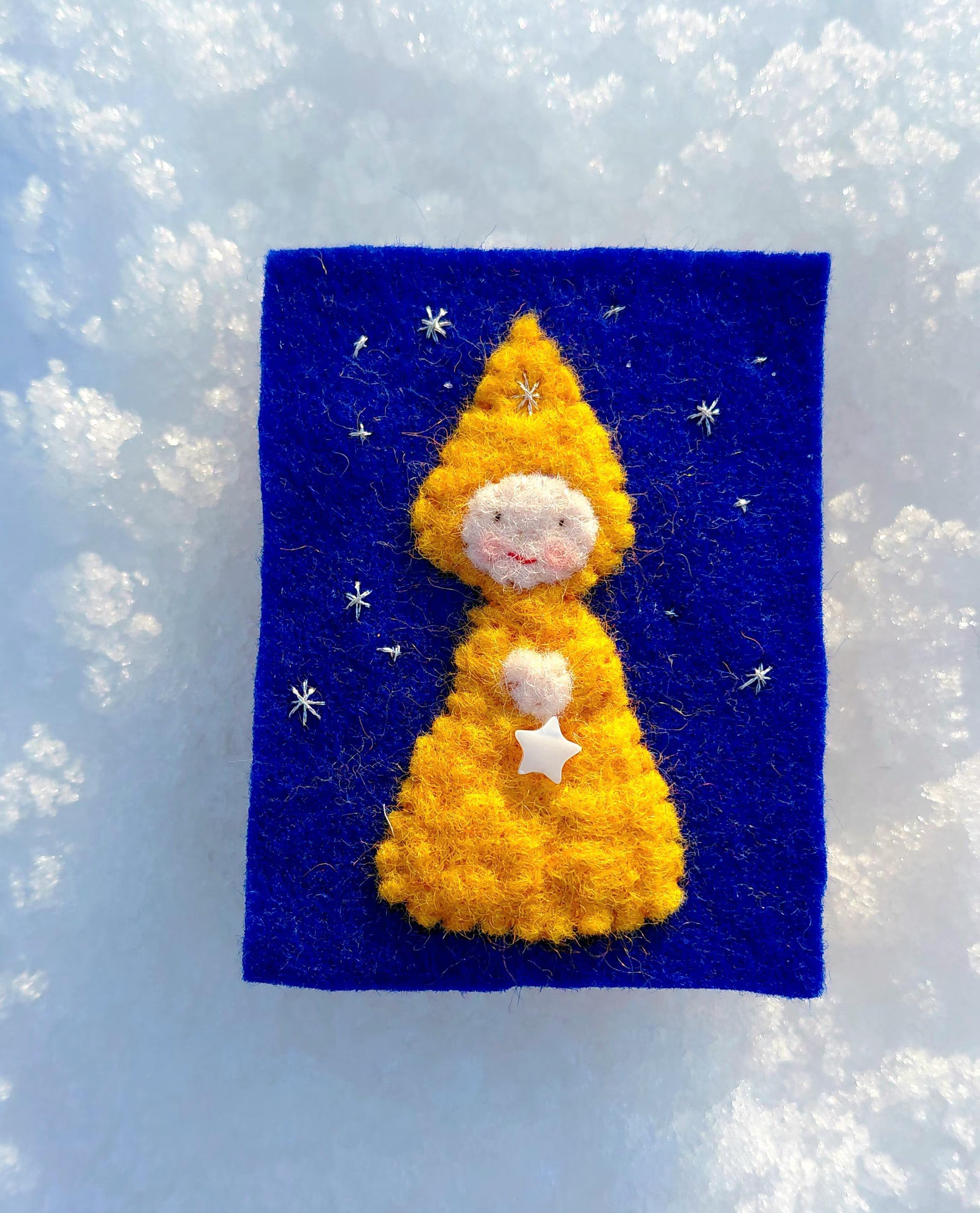 Winter Woolfelt Matchboxes