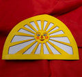 Wooden Sun Silhouette - Waldorf Window
