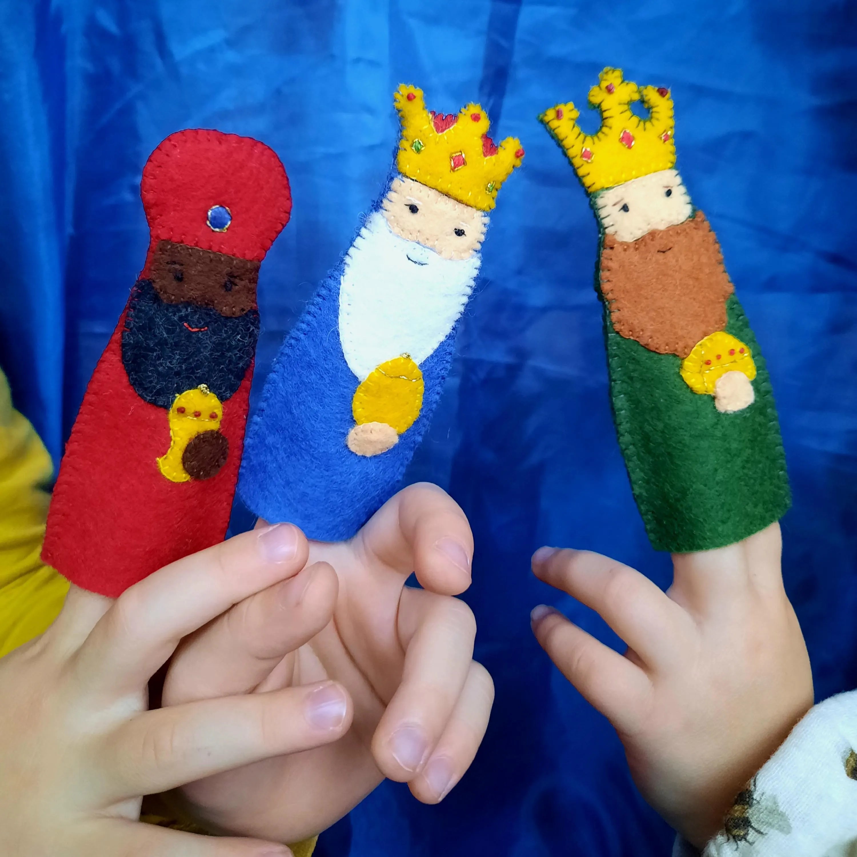 Three Kings Fingerpuppets