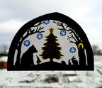 Christmas in the Forest Transparency template - digital download