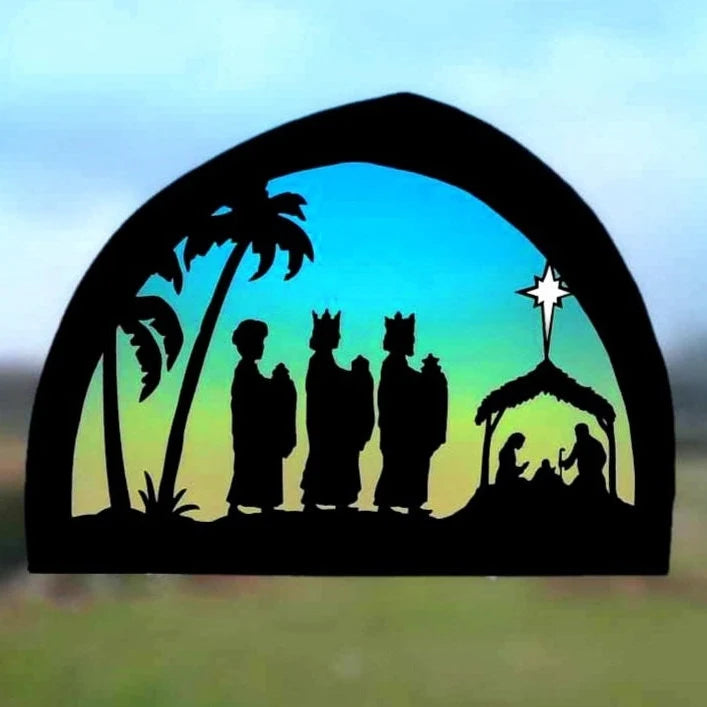 Three Kings Transparency template - digital download