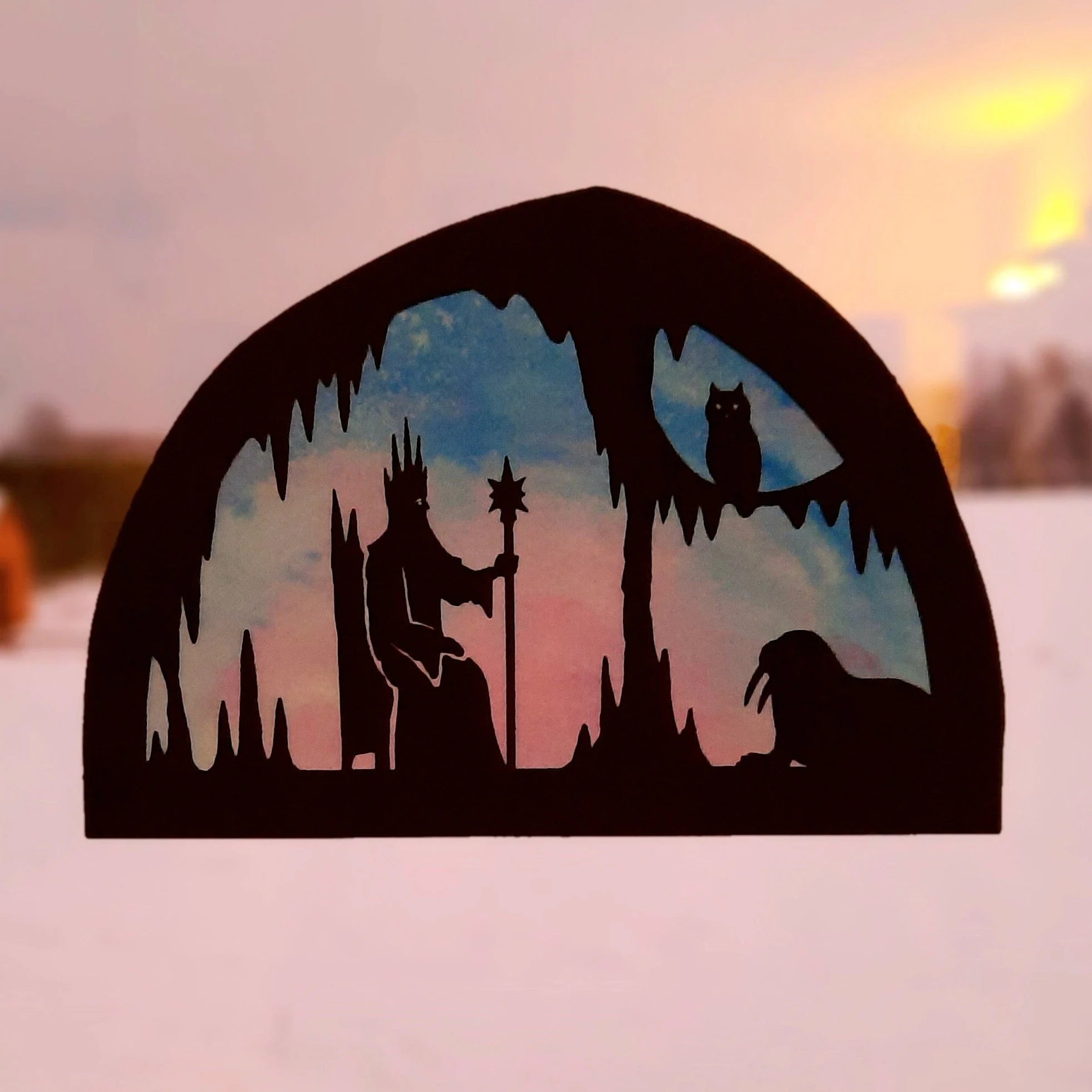 King WInter Transparency template - digital download