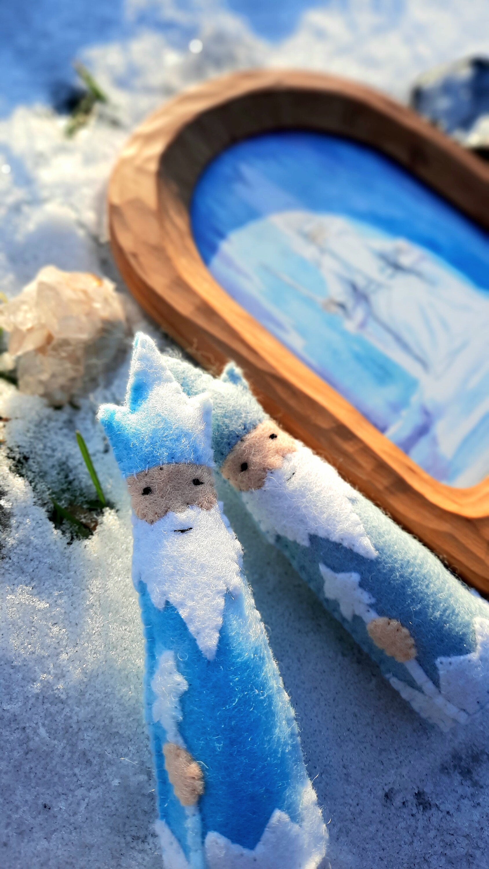 King Winter Woolfelt Figurine