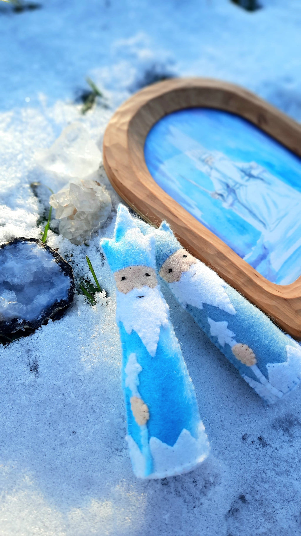 King Winter Woolfelt Figurine