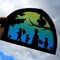 Mushroom Family Transparency template - digital download