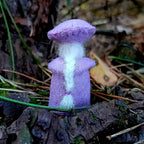 Woolfelt Amethyst Laccaria Acorn Gnome
