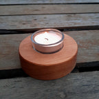 Round Candle Holder - Alderwood
