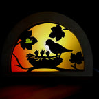 Bird's Nest Transparency template - digital download