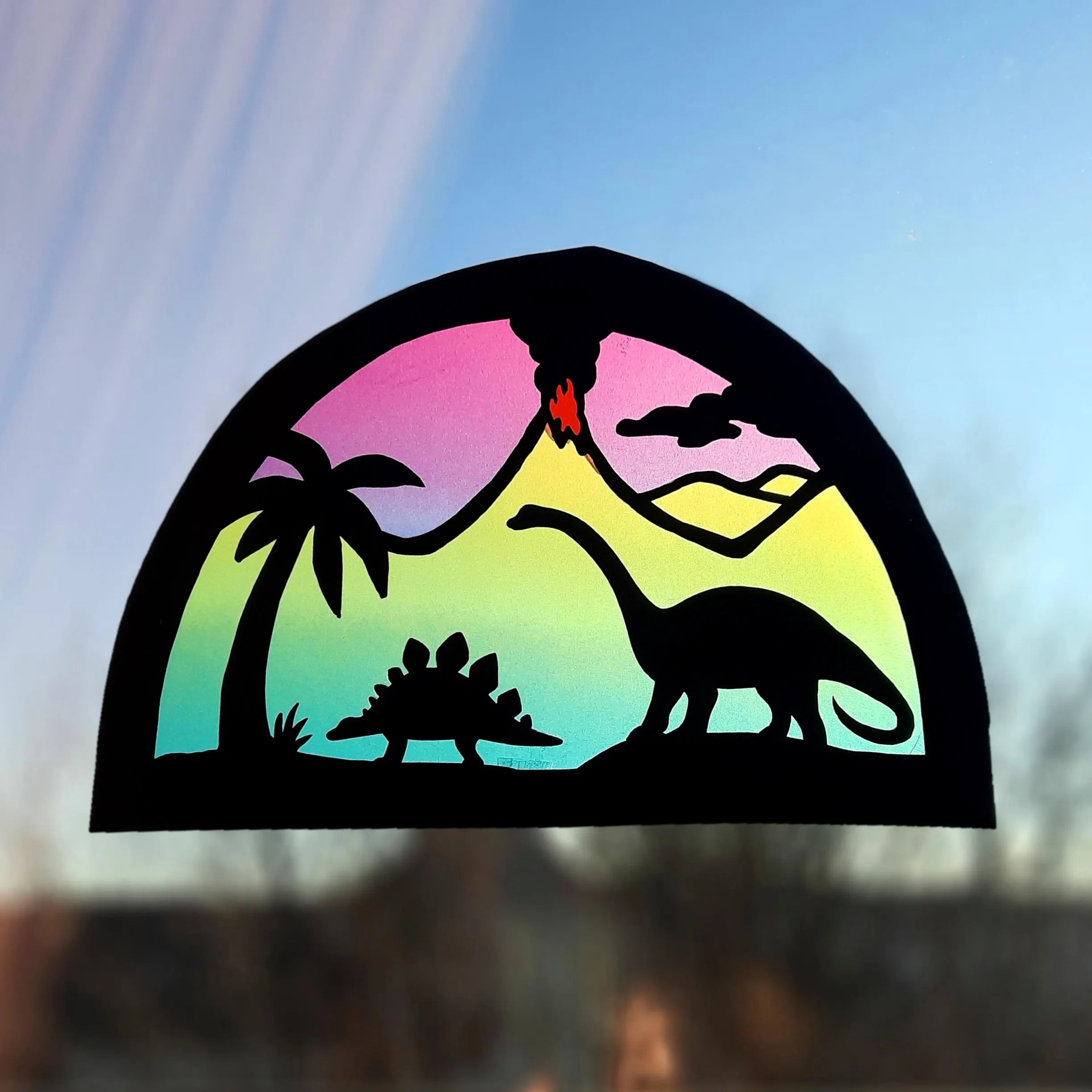 Dinosaurs Transparency template - digital download