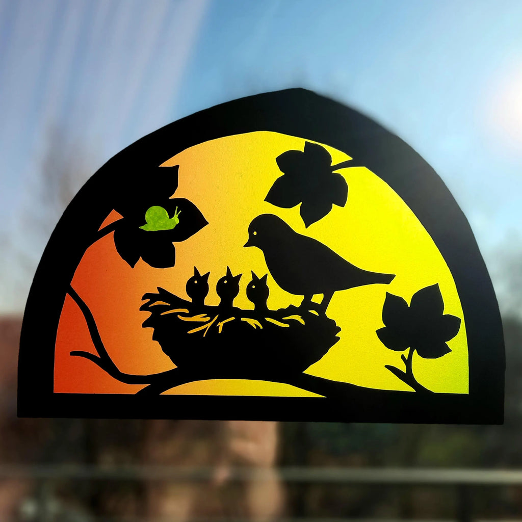 Bird's Nest Transparency template - digital download