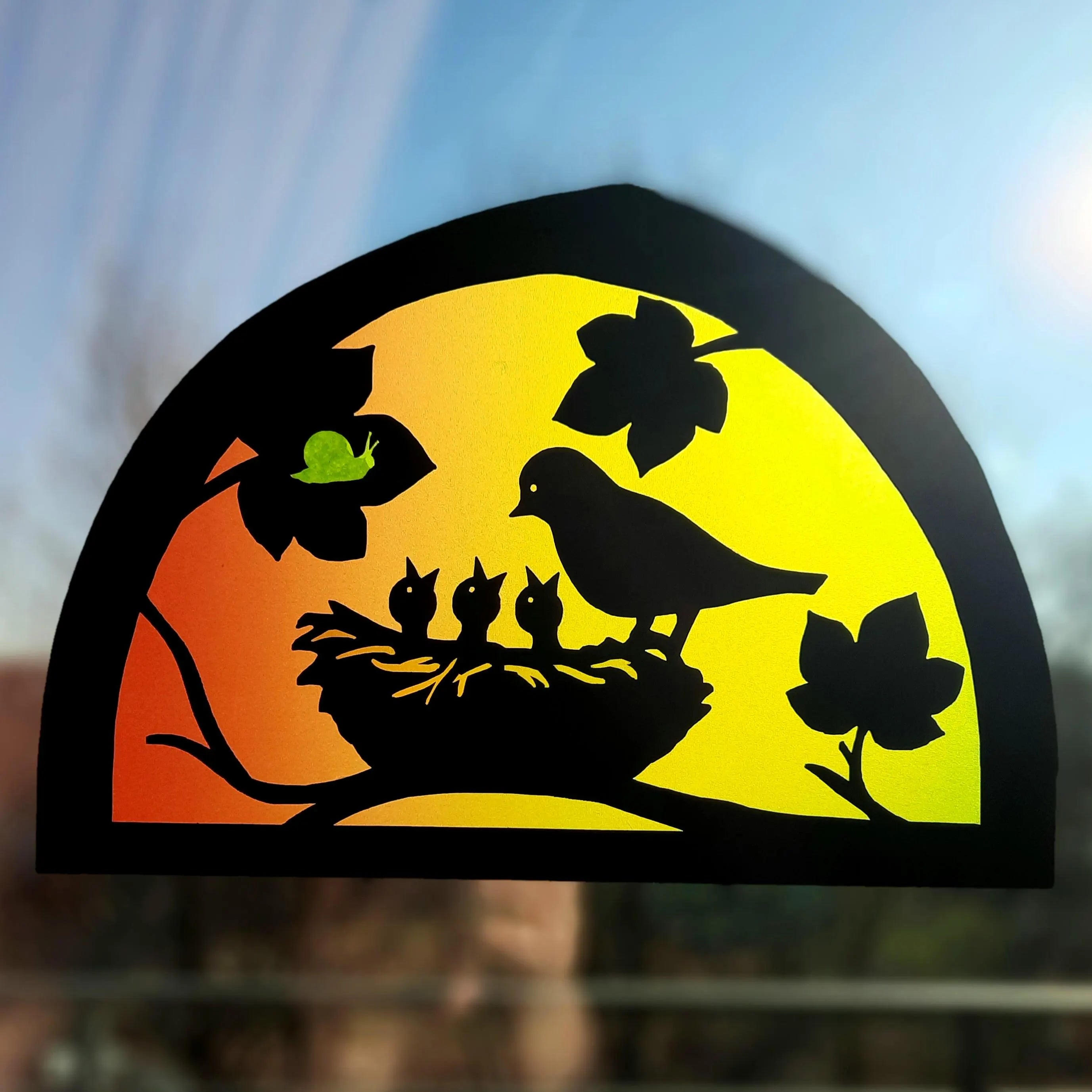 Bird's Nest Transparency template - digital download