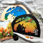 Frog & Toad Transparency template - digital download