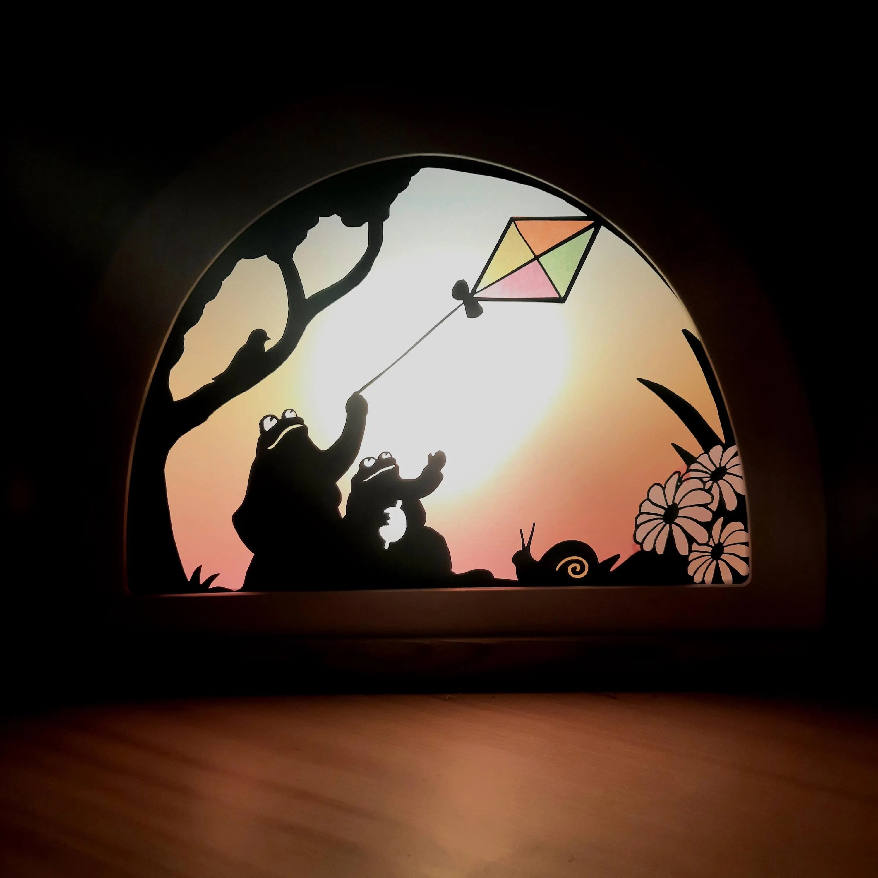 Frog & Toad Transparency template - digital download