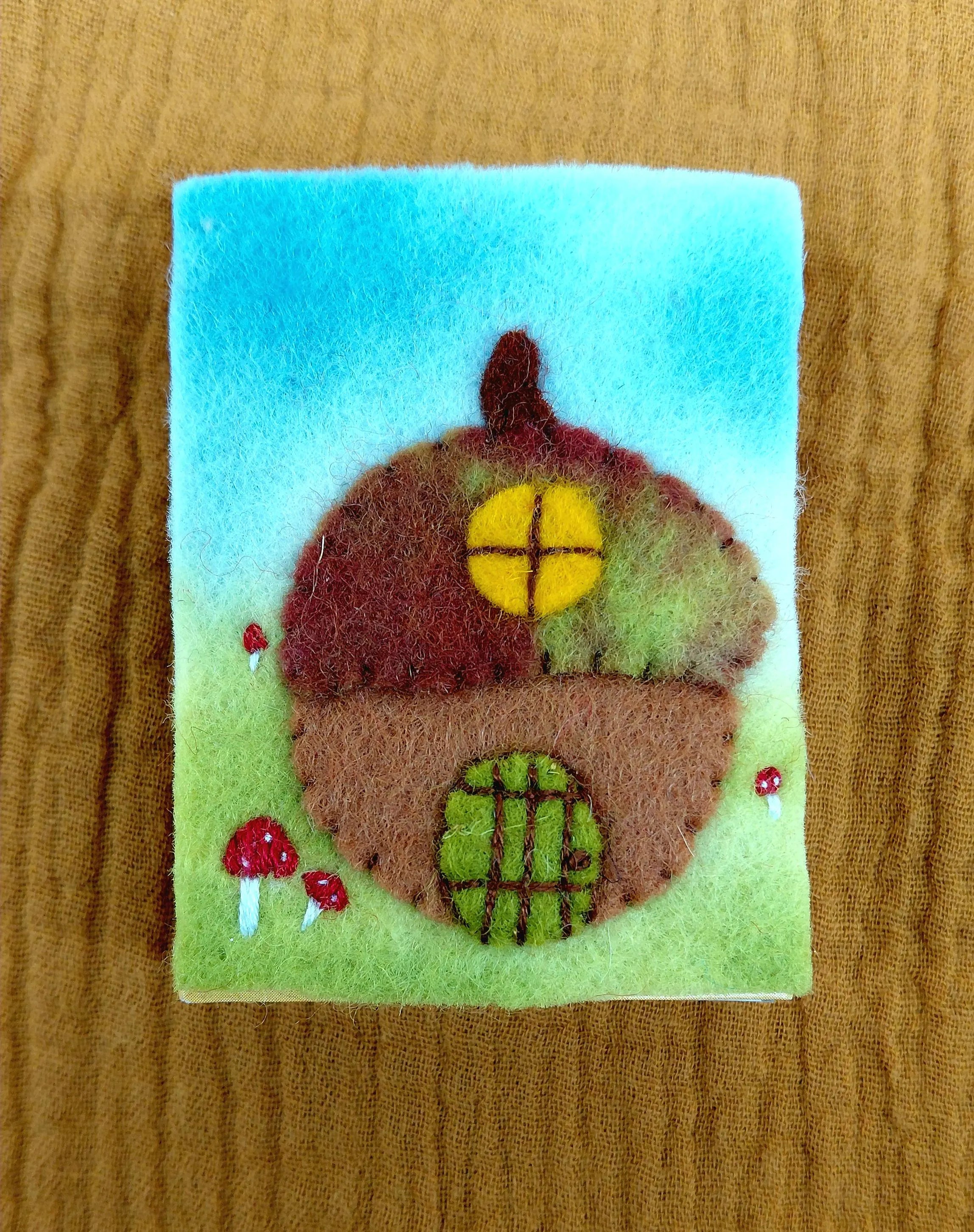 Autumn Woolfelt Matchboxes