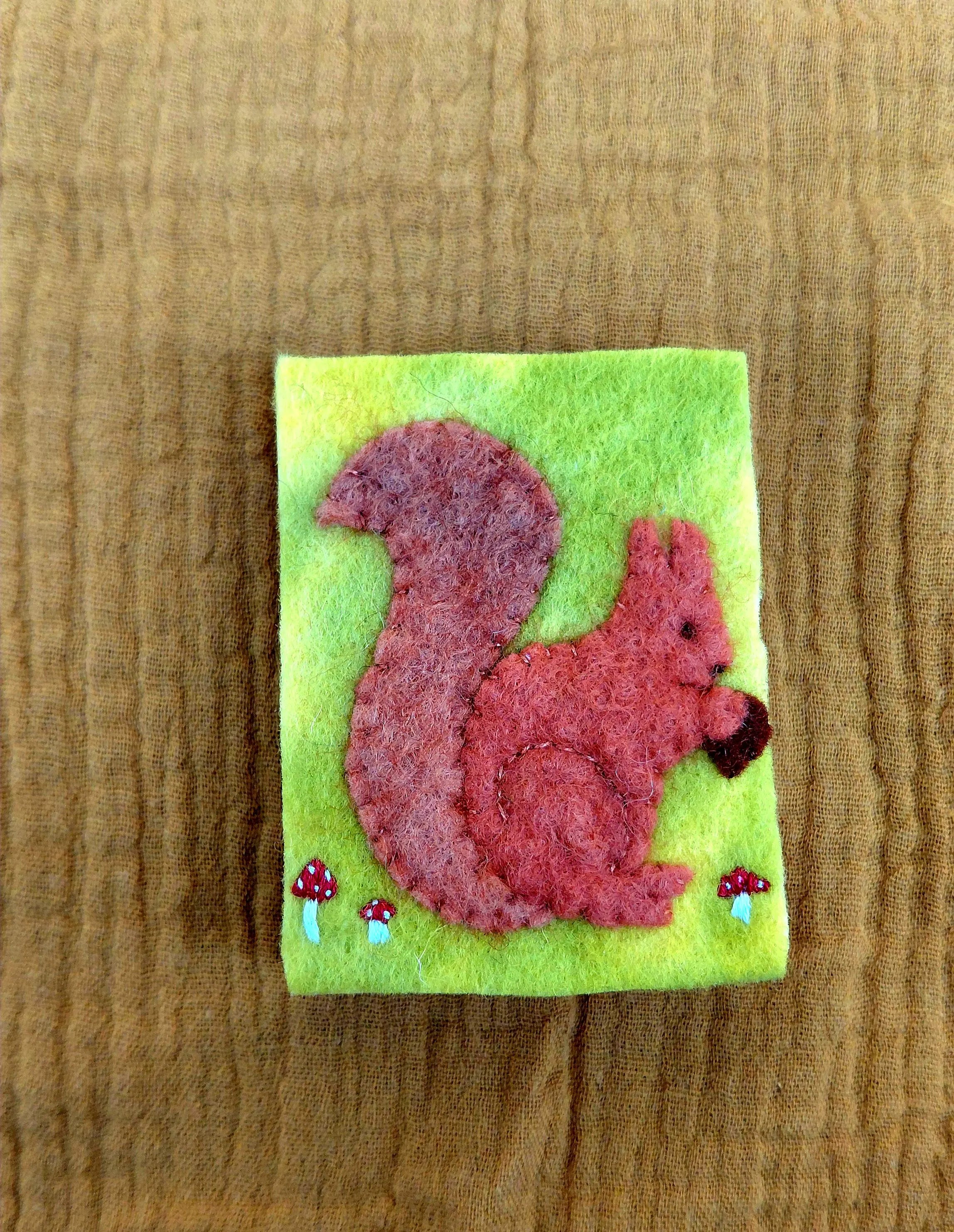 Autumn Woolfelt Matchboxes
