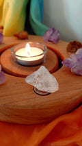 Mountain Crystal Celebration ring Ornament