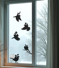 Spring Gnomes Bird Riders Silhouettes template - digital download