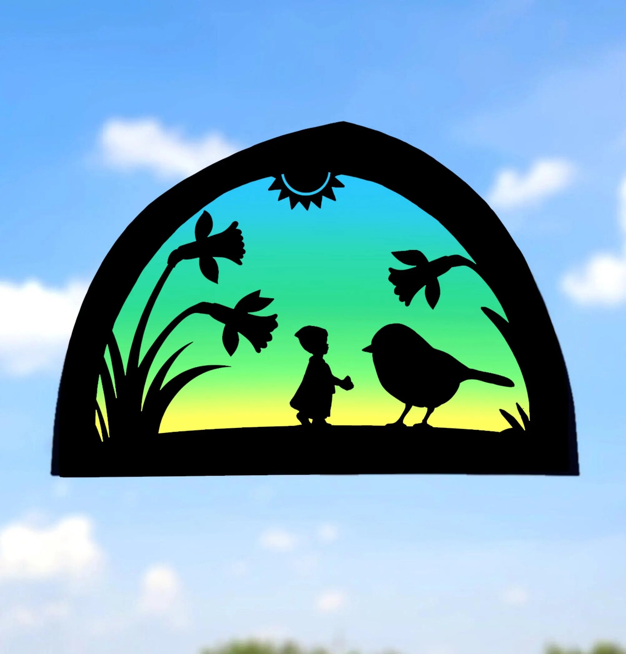 Spring Transparency template - digital download